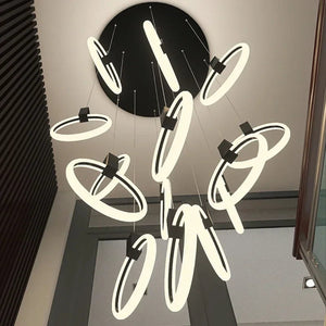 Cedi Led Staircase Chandelier  Seus Lighting