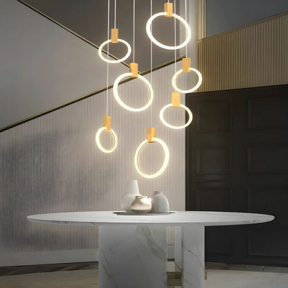 Cedi Led Staircase Chandelier  Seus Lighting
