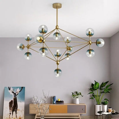 Contemporary Black Chandeliers 15/21 Heads  Seus Lighting