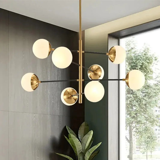 Contemporary Bubble Cascade Chandelier  Seus Lighting