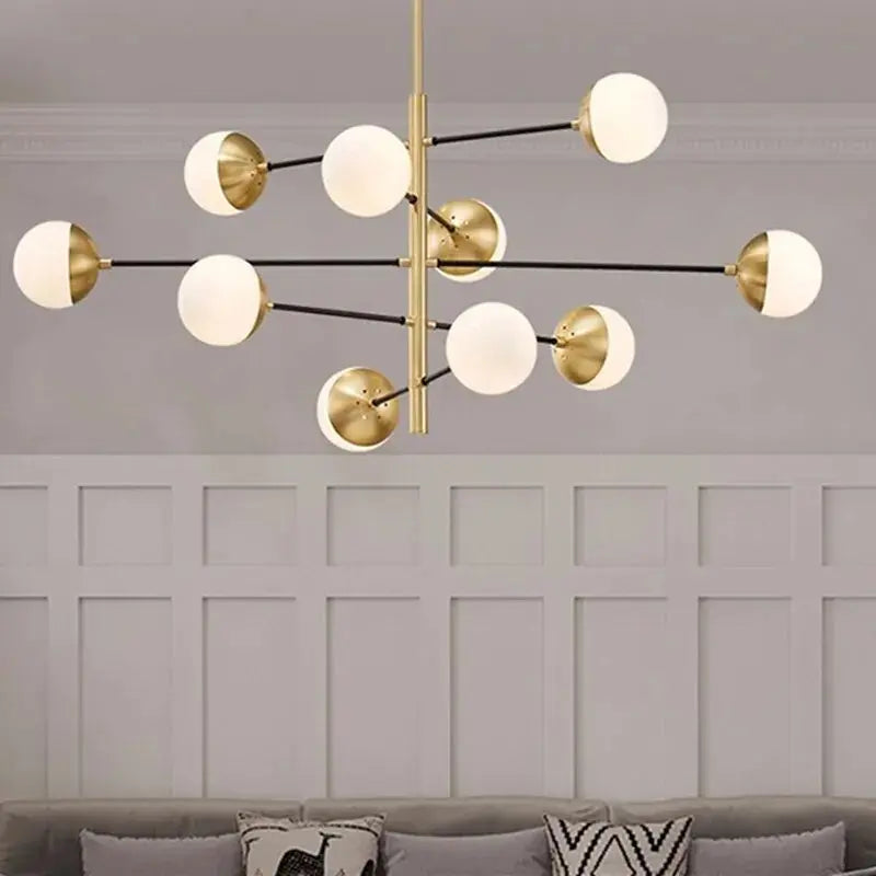 Contemporary Bubble Cascade Chandelier  Seus Lighting