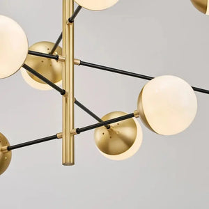Contemporary Bubble Cascade Chandelier  Seus Lighting