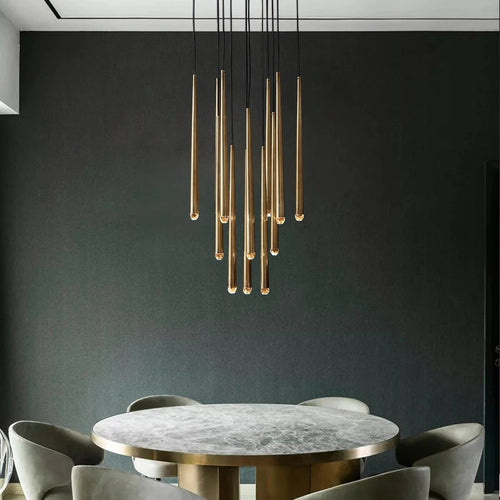 Contemporary Chandelier for High Ceiling Living Room and Foyer