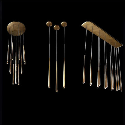 Contemporary Chandelier for High Ceiling Living Room & Foyer  Seus Lighting