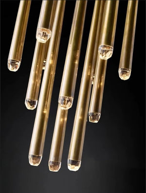 Contemporary Chandelier for High Ceiling Living Room & Foyer  Seus Lighting