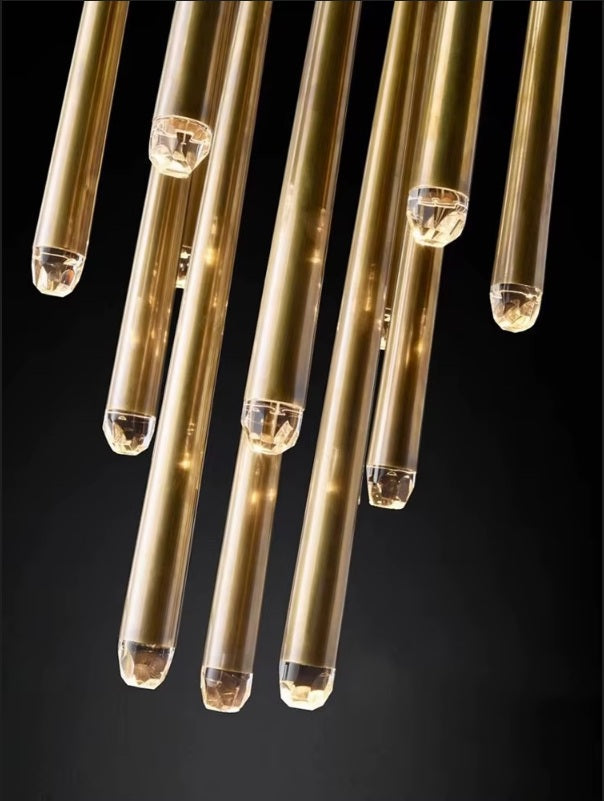 Contemporary Chandelier for High Ceiling Living Room & Foyer  Seus Lighting