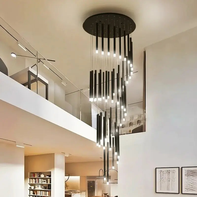 Contemporary Staircase Lighting Chandelier  Seus Lighting