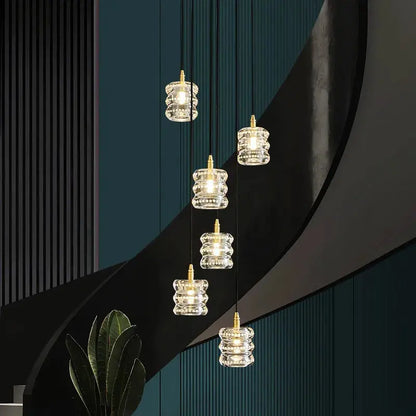 Copper Staircase Lighting Indoor 6 10 Heads 6 Head White Light