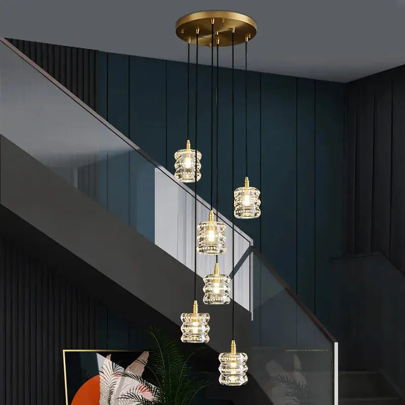 Copper Staircase Lighting Indoor  Seus Lighting