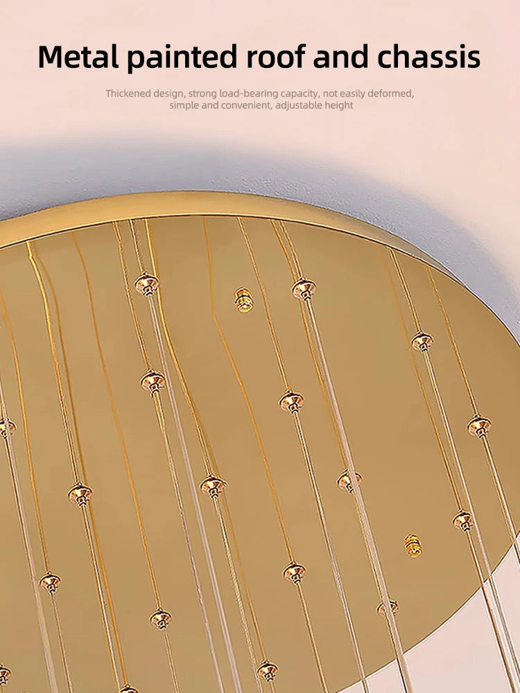 Coren Multi Glass Pendant Chandelier  Seus Lighting