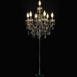 Crystal Chandelier Floor Lamp