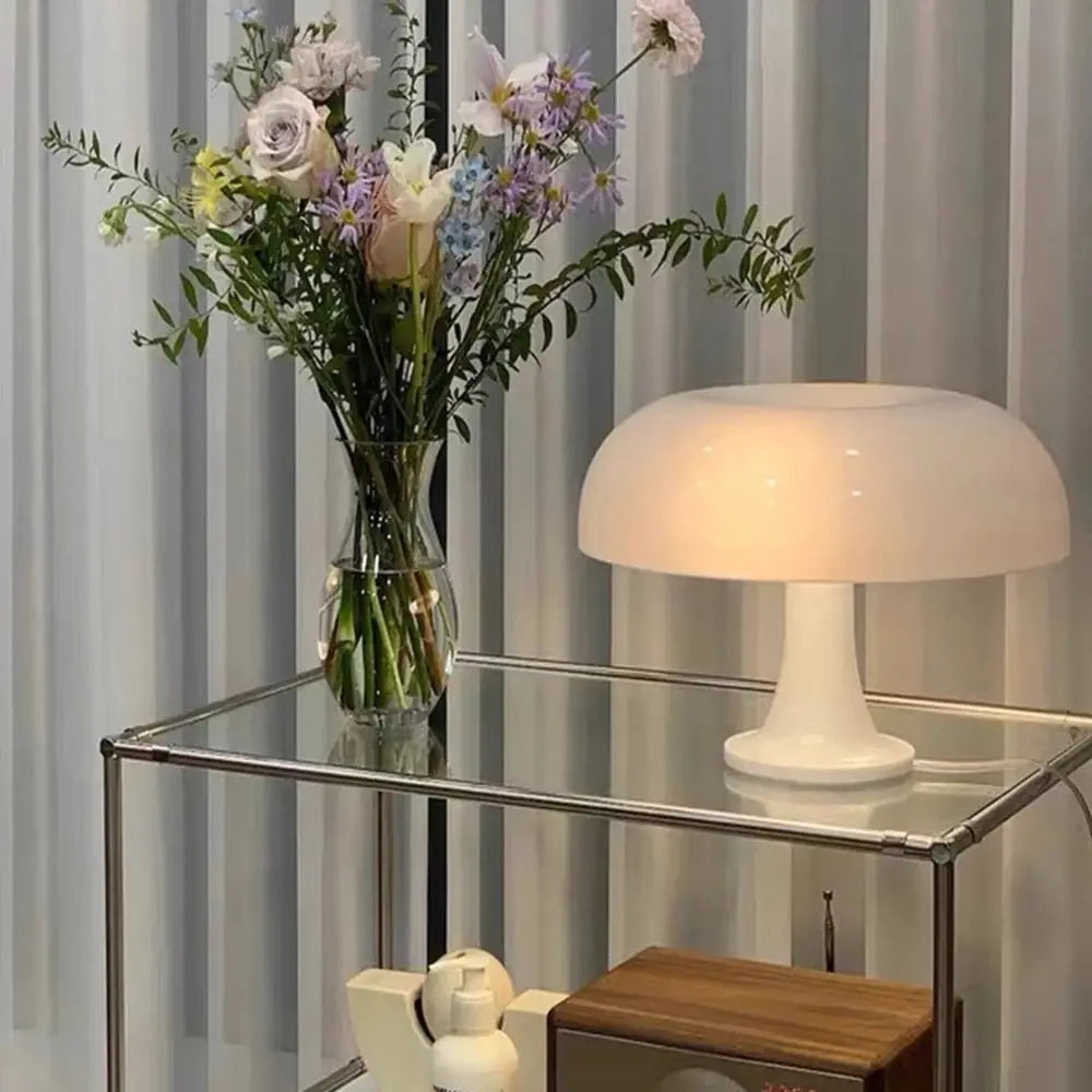Modern Mushroom Table Lamp in Different Colors