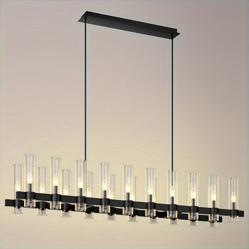 Cyral Modern Linear Kitchen Chandelier  Seus Lighting