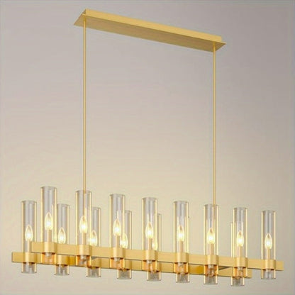 Cyral Modern Linear Kitchen Chandelier  Seus Lighting