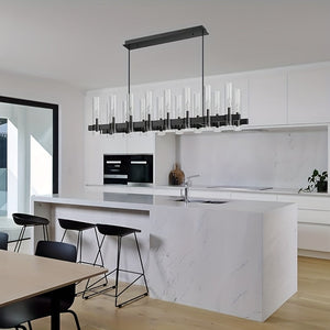 Cyral Modern Linear Kitchen Chandelier  Seus Lighting