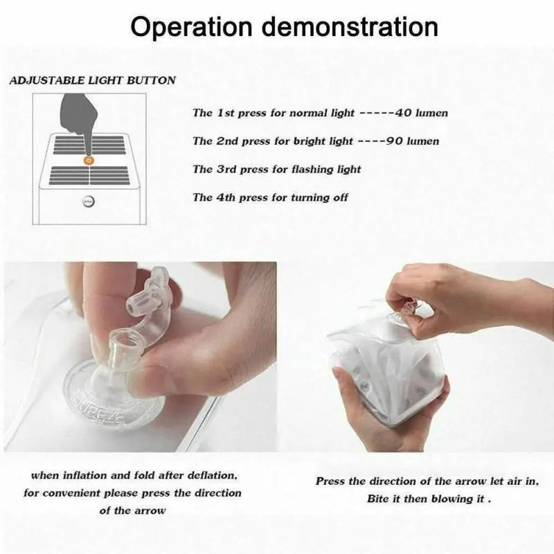 Dottie Inflatable Solar Light  Seus Lighting