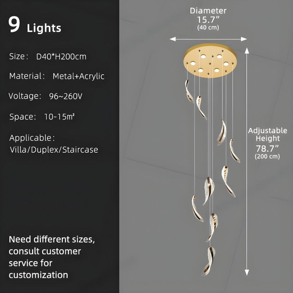 Elsia Entry Foyer Chandelier  Seus Lighting