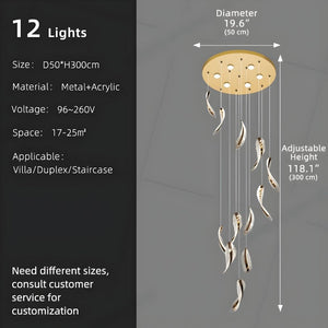 Elsia Entry Foyer Chandelier  Seus Lighting