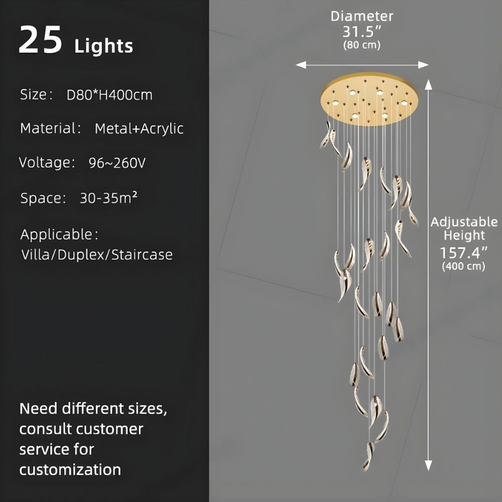 Elsia Entry Foyer Chandelier  Seus Lighting