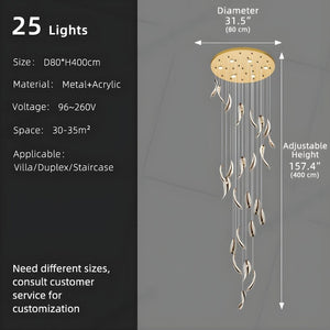 Elsia Entry Foyer Chandelier  Seus Lighting