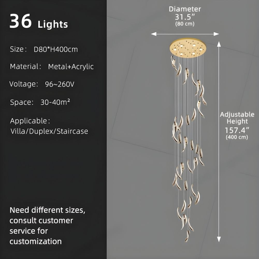 Elsia Entry Foyer Chandelier  Seus Lighting