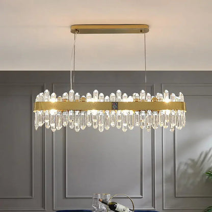 Elune Rectangular Dining Chandelier  Seus Lighting