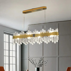 Elune Rectangular Dining Chandelier  Seus Lighting