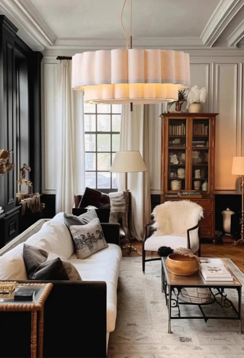 Envia Modern Fabric Pendant Light  Seus Lighting