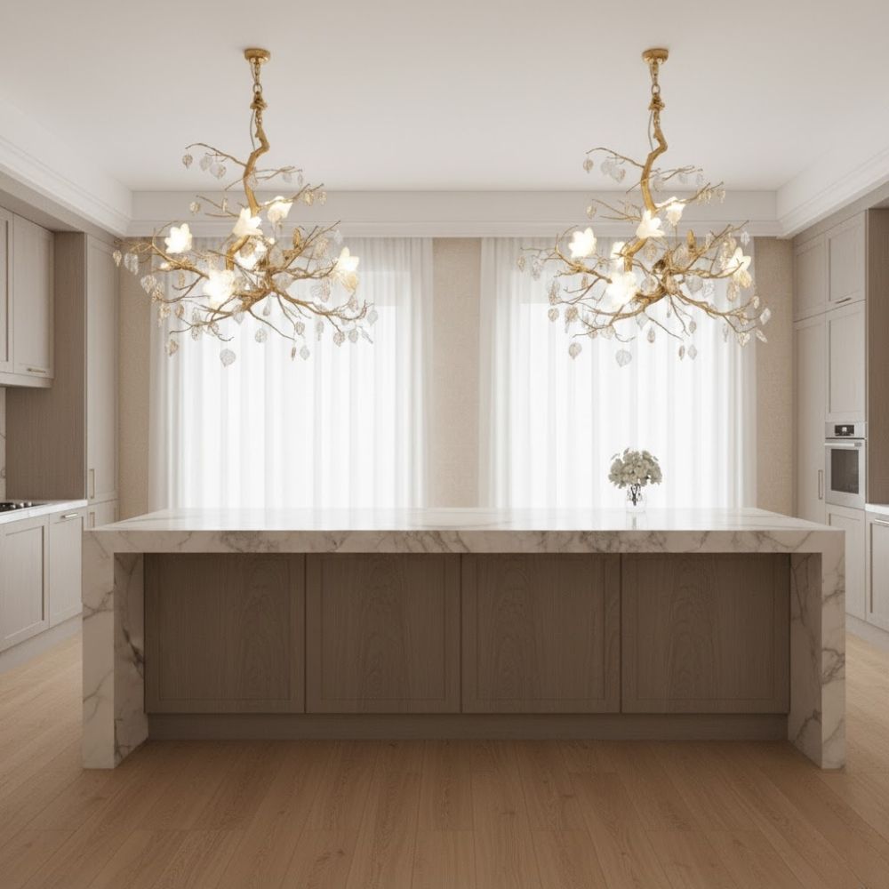 Eryx Flower Pendant Light  Seus Lighting