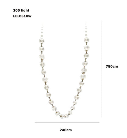 Esle Modern Pearl Necklace Chandelier