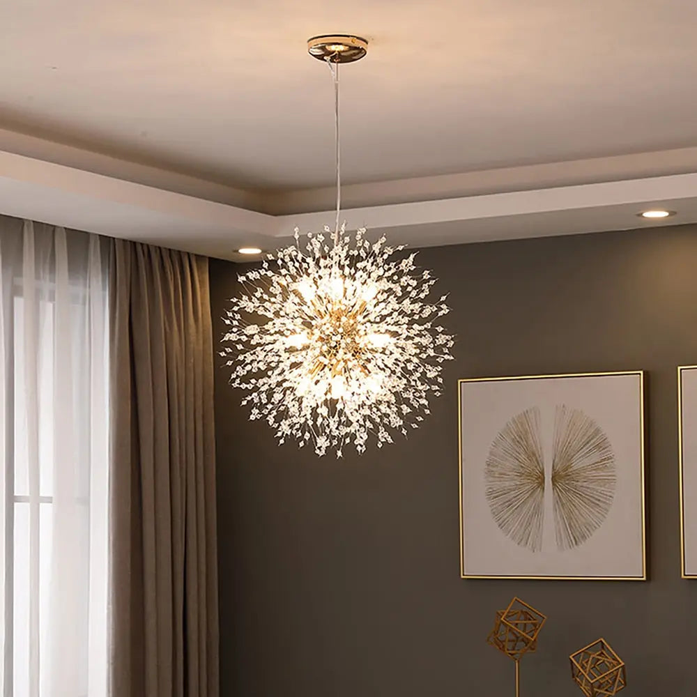 Ferida Crystal Globe Chandelier