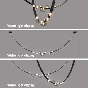 Gelman Modern Belt Chandelier  Seus Lighting