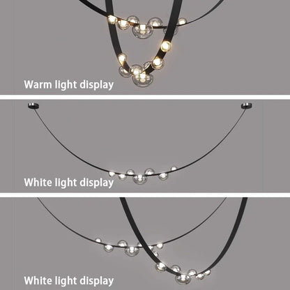 Gelman Modern Belt Chandelier  Seus Lighting