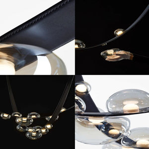 Gelman Modern Belt Chandelier  Seus Lighting