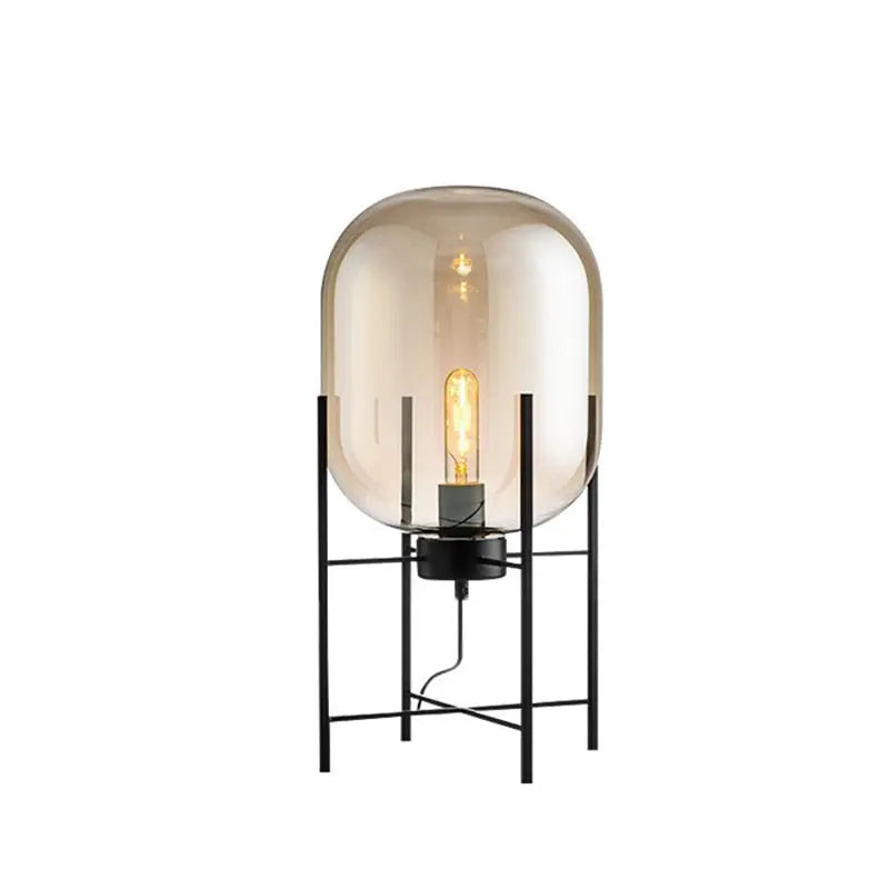 Glowlia Glass Shade Floor Lamp Seus Lighting