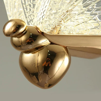 Gold Butterfly Led Chandelier for Staircase&Foyer&Living Room  Seus Lighting