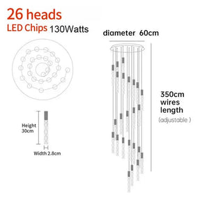 Hanging Light Fixture For Stairwell Staircase Hallway - Chandeliers