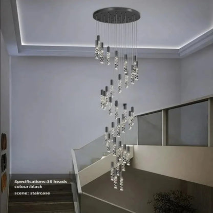 Hanging Light Fixture For Stairwell, Staircase, Hallway  Seus Lighting