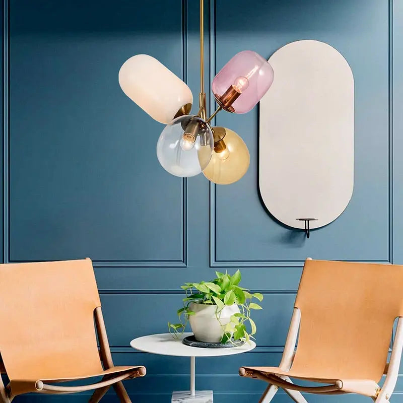 Helbi Colorful Pendant Light  Seus Lighting