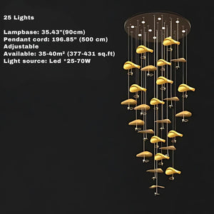 Jenissa Vintage Staircase Chandelier  Seus Lighting