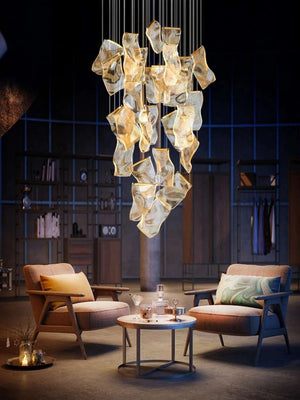 Jonas Postmodern Style Staircase Pendant Chandelier Light  Seus Lighting