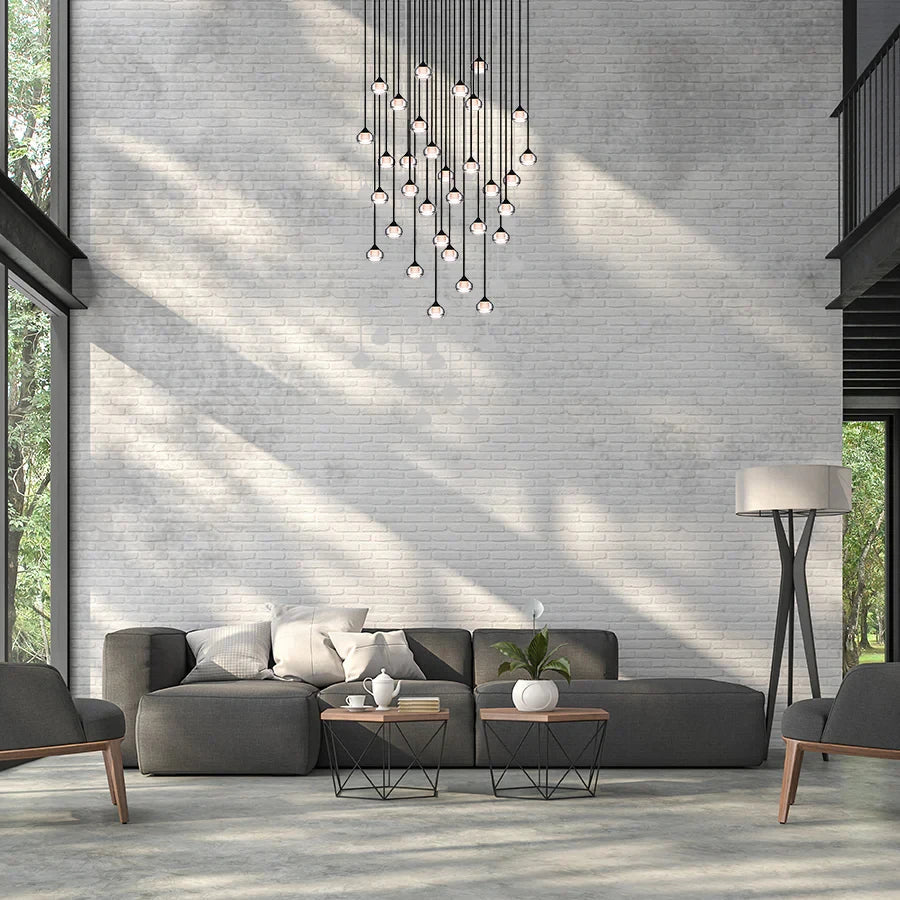 Kely Drop Stairwell Pendant Light in a modern style