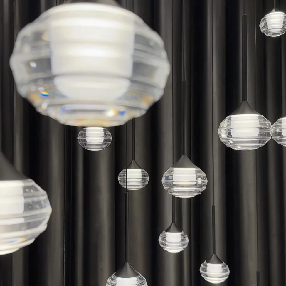Kely Drop Stairwell Pendant Light  Seus Lighting