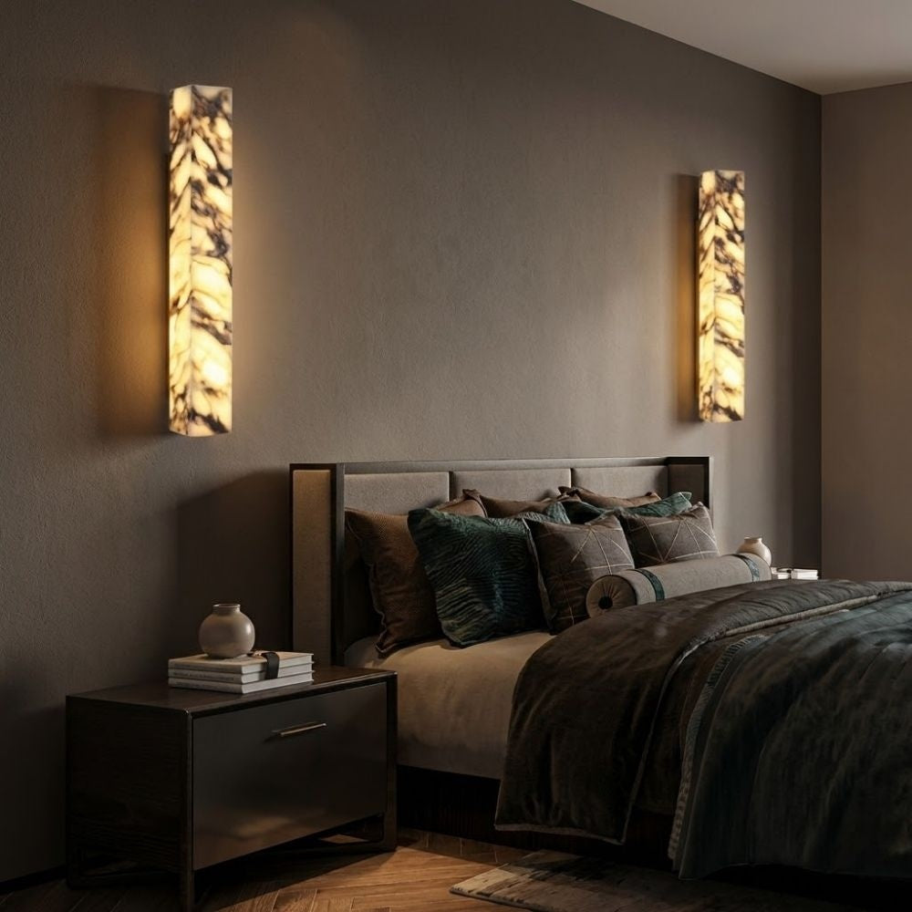 Kesty Modern Marble Wall Sconce  Seus Lighting