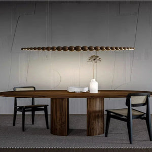 Kira Modern Wood Chandelier  Seus Lighting