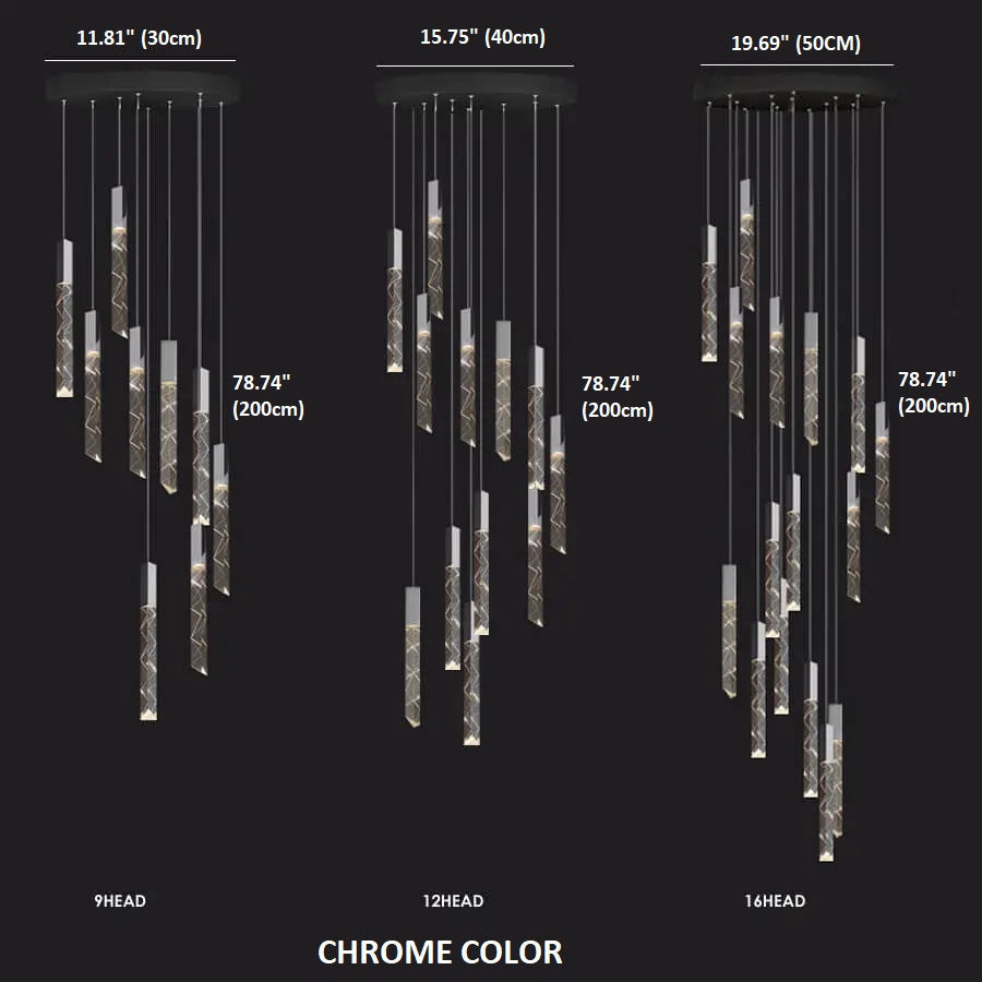 Large Crystal Chandeliers for High Ceilings  Seus Lighting