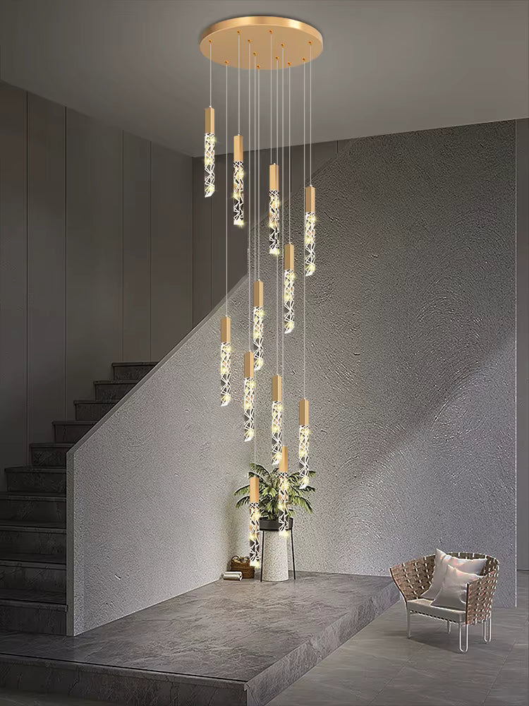 Large Crystal Chandeliers for High Ceilings  Seus Lighting