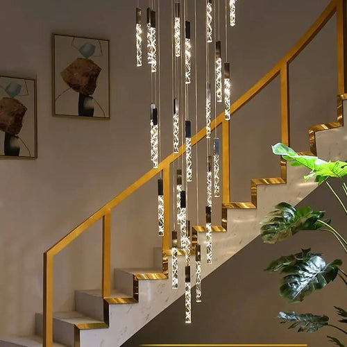 Large Crystal Chandelier for High Ceilings