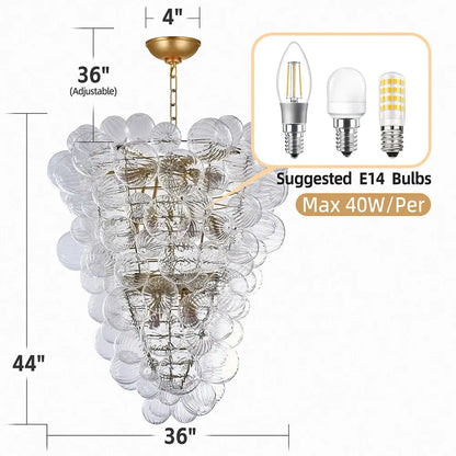 Talia Style Bubble Chandelier Small/Medium/Large