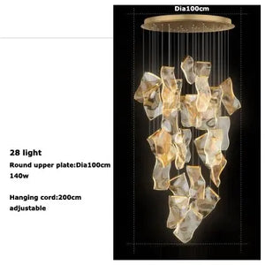 Asya Large Pendant Lighting for High Ceilings - Lights